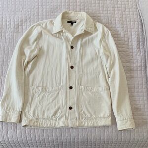 Banana Republic Cream Chore Coat, Small